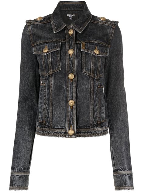 replica balmain jackets|balmain jacket denim.